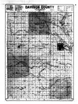 Davison County Outline Map, Davison County 1901